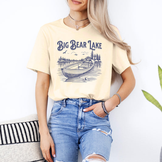Big Bear Lake Canoe T-Shirt