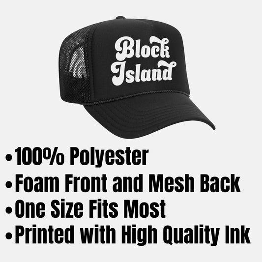 Block Island Retro Trucker Hat