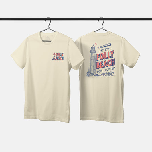 Folly Beach Lighthouse T-Shirt