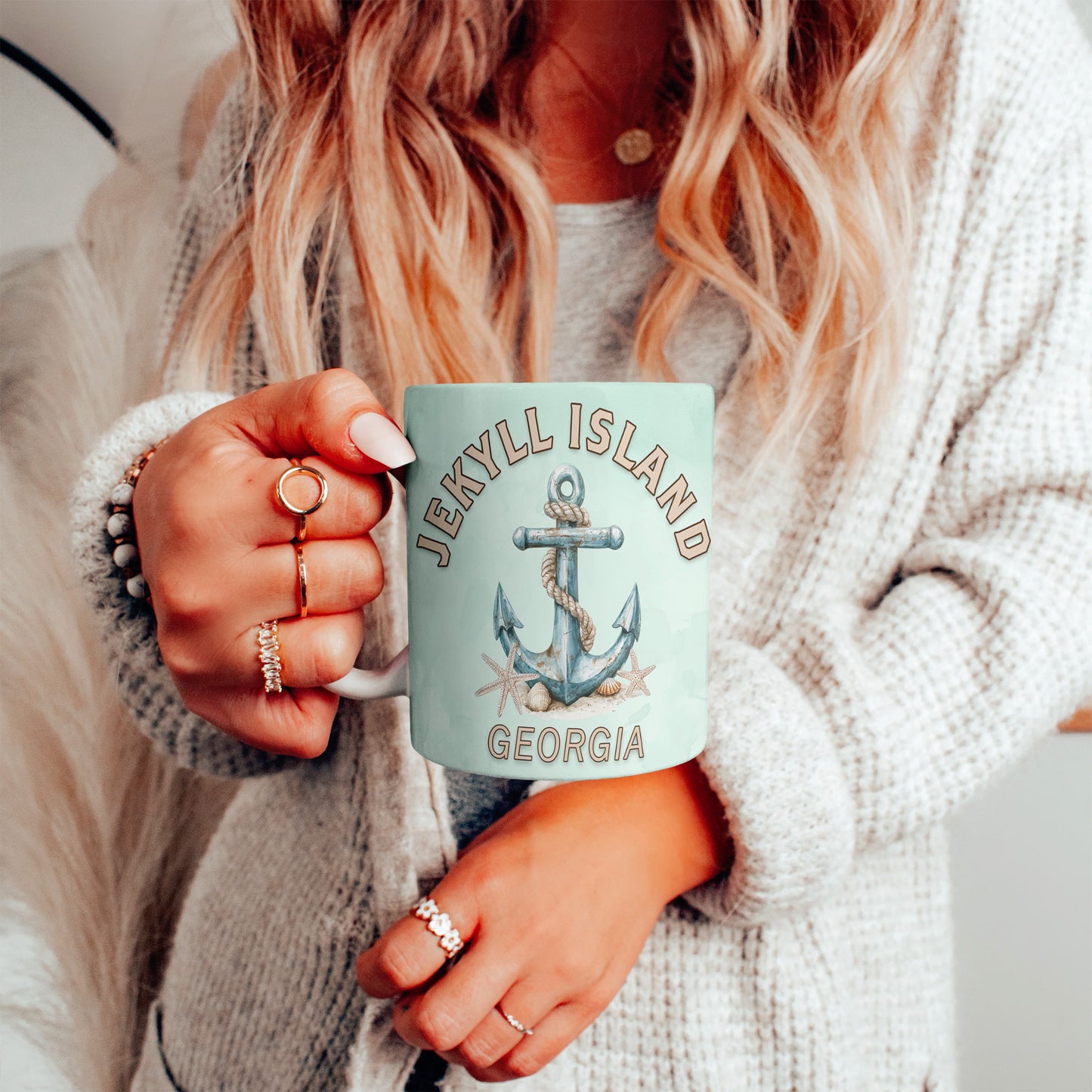 Jekyll Island Anchor Mug