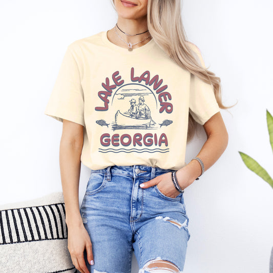 Lake Lanier Canoe T-Shirt