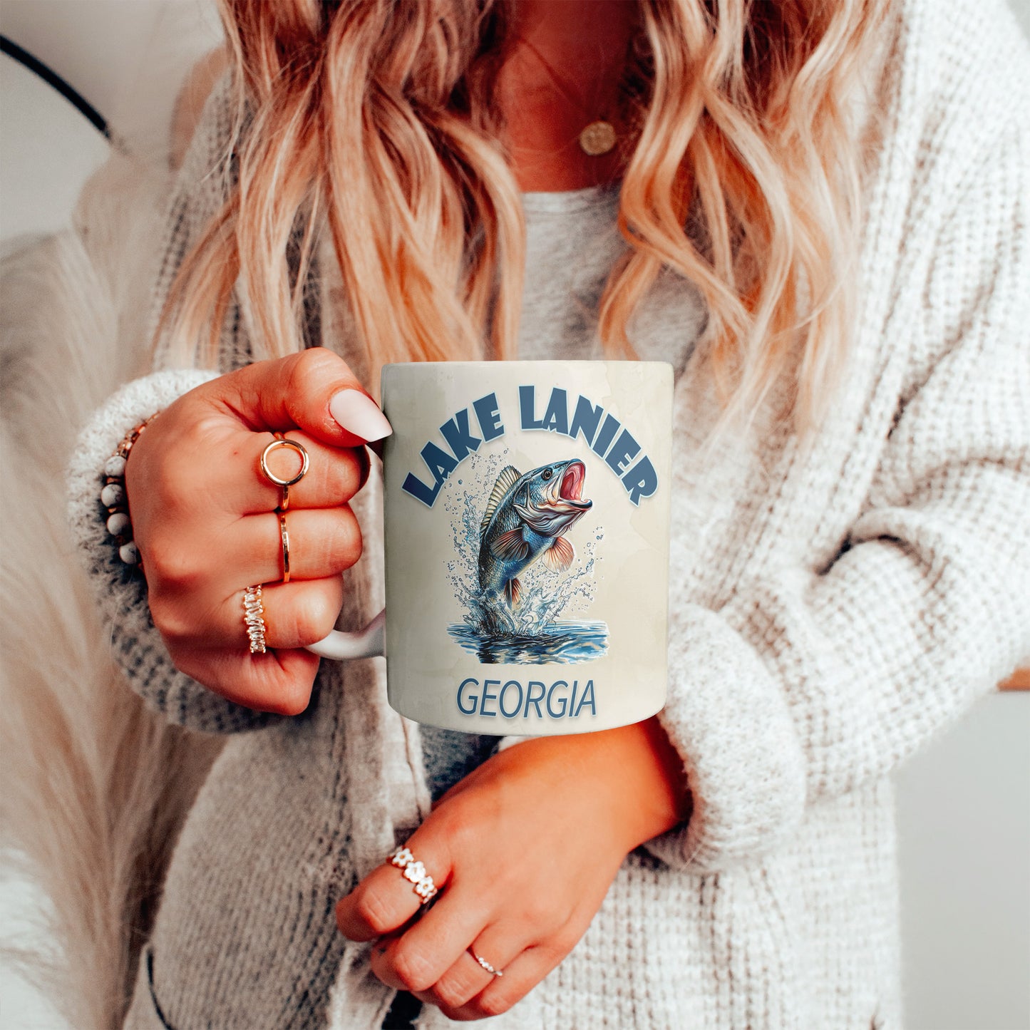 Lake Lanier Fish Mug