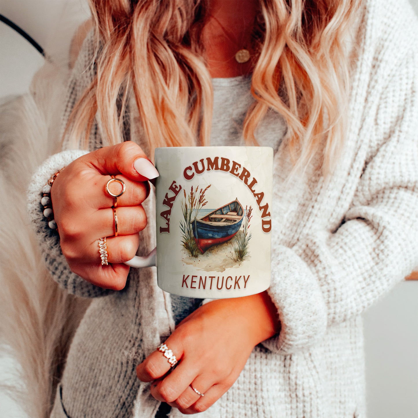 Lake Cumberland Rowboat Mug