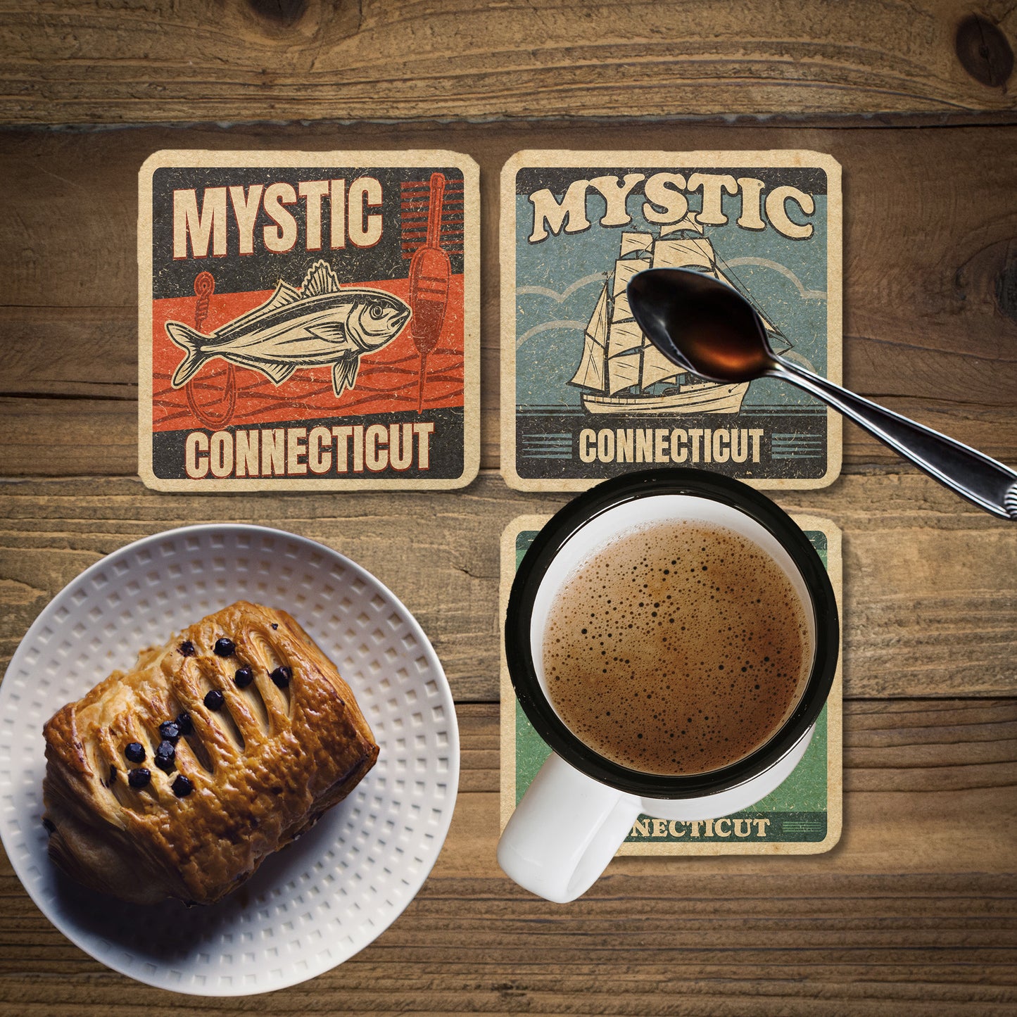 Mystic Vintage Coaster Set