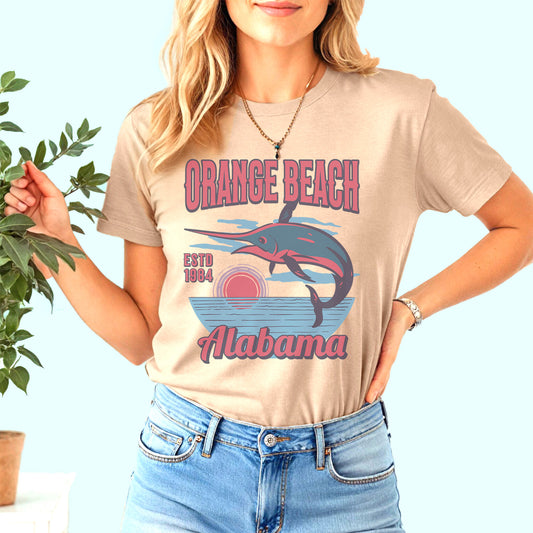 Orange Beach Fishing T-Shirt