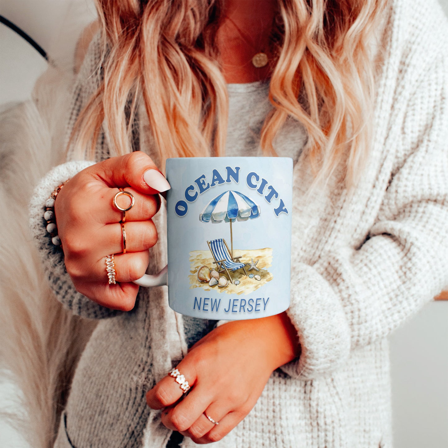 Ocean City (NJ) Umbrella Mug