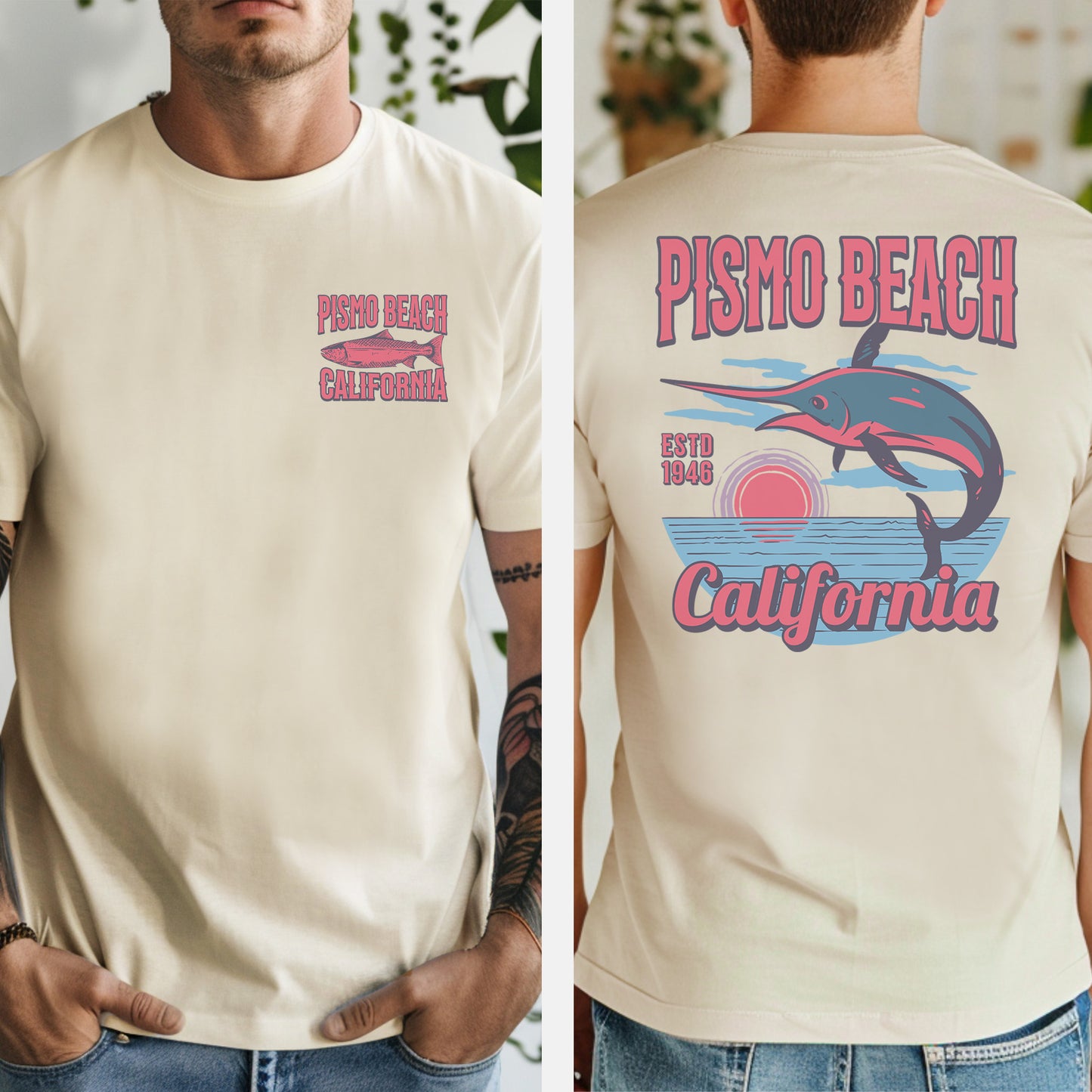 Pismo Beach Fishing T-Shirt