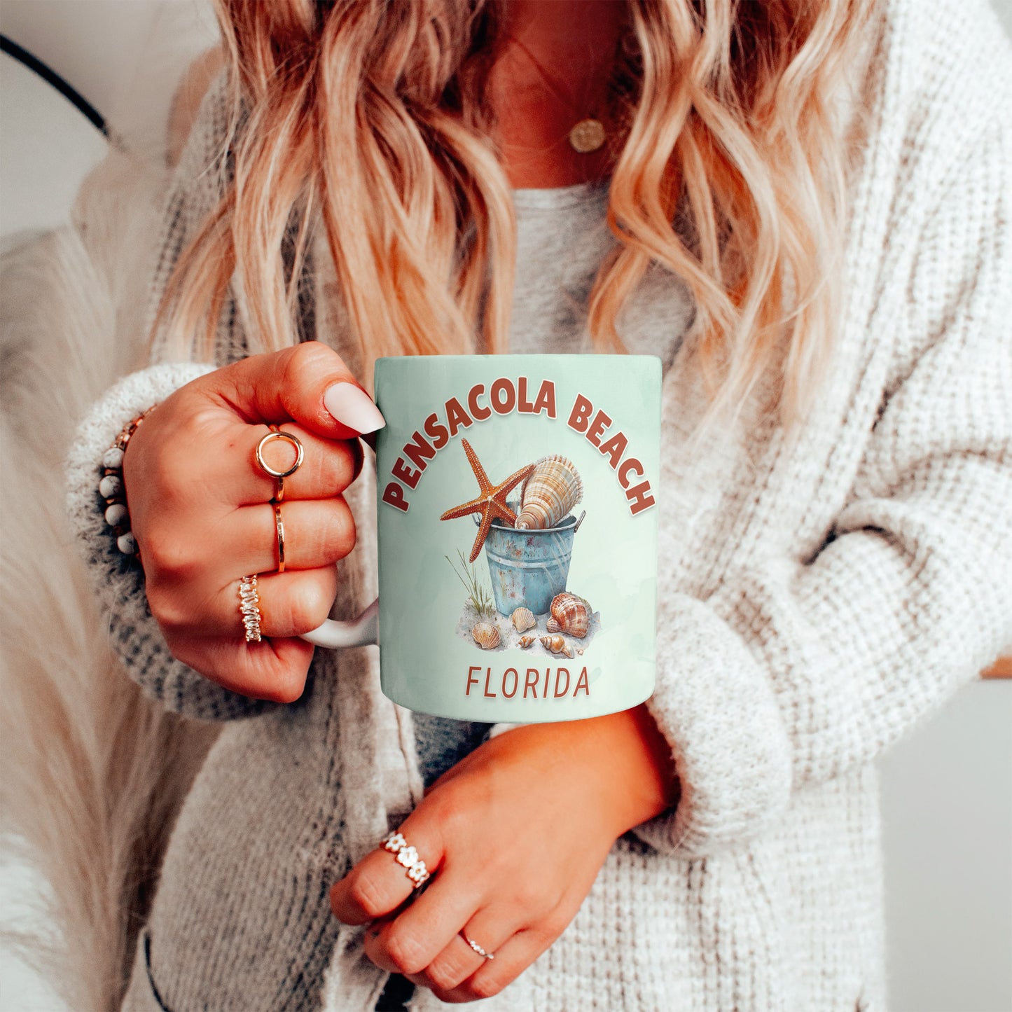 Pensacola Beach Bucket Mug