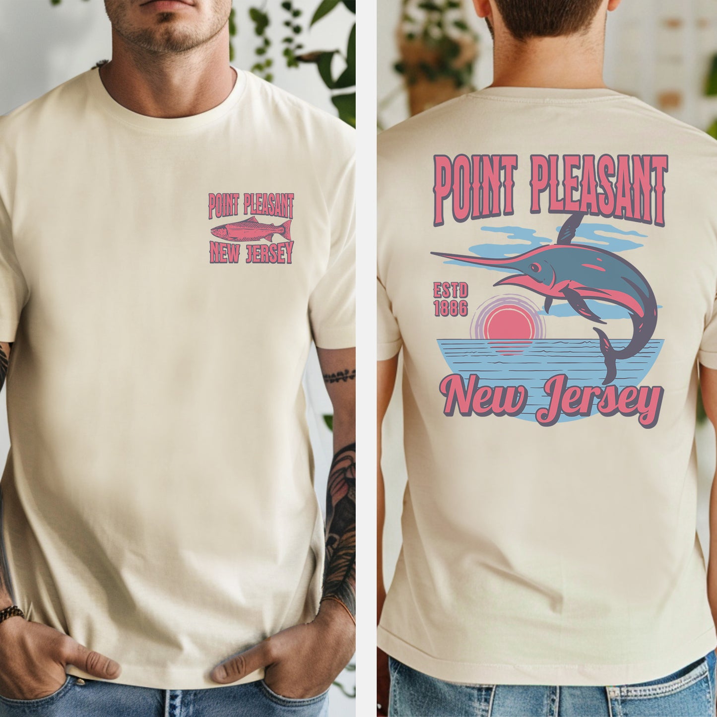 Point Pleasant Beach Fishing T-Shirt