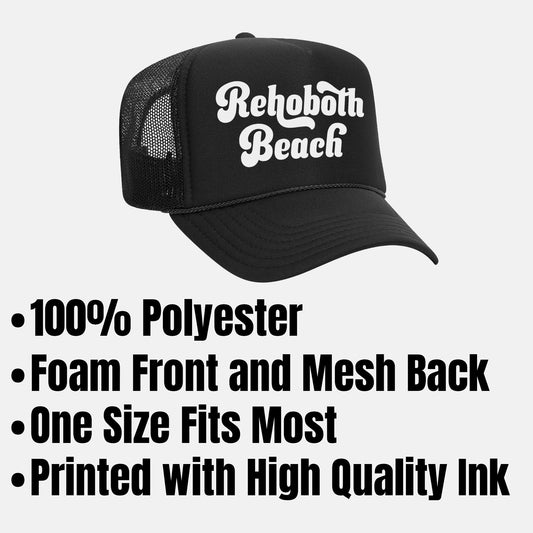Rehoboth Beach Retro Trucker Hat