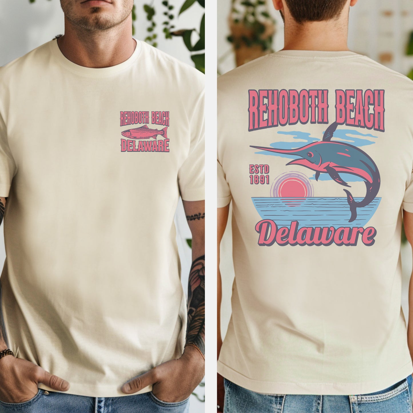 Rehoboth Beach Fishing T-Shirt