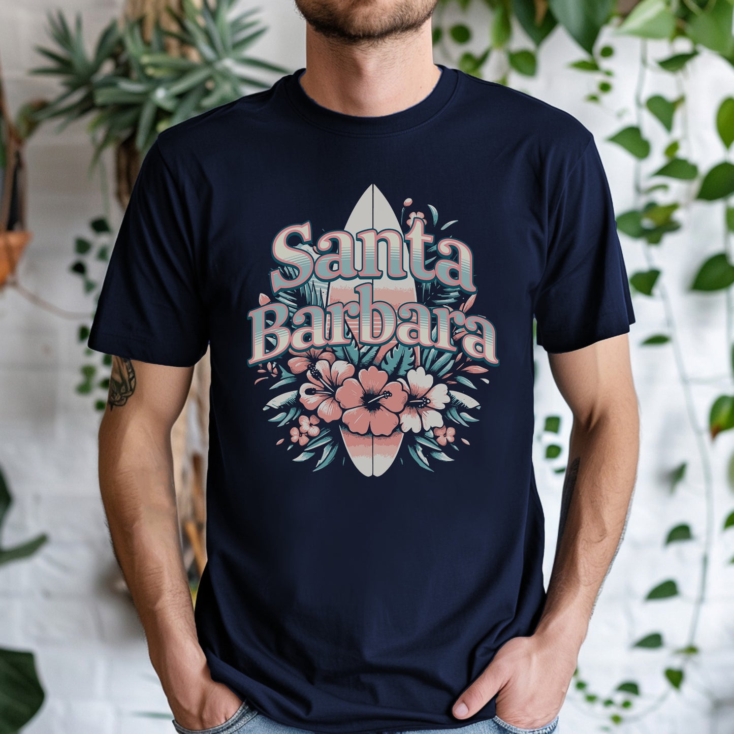 Santa Barbara Surfboard T-Shirt