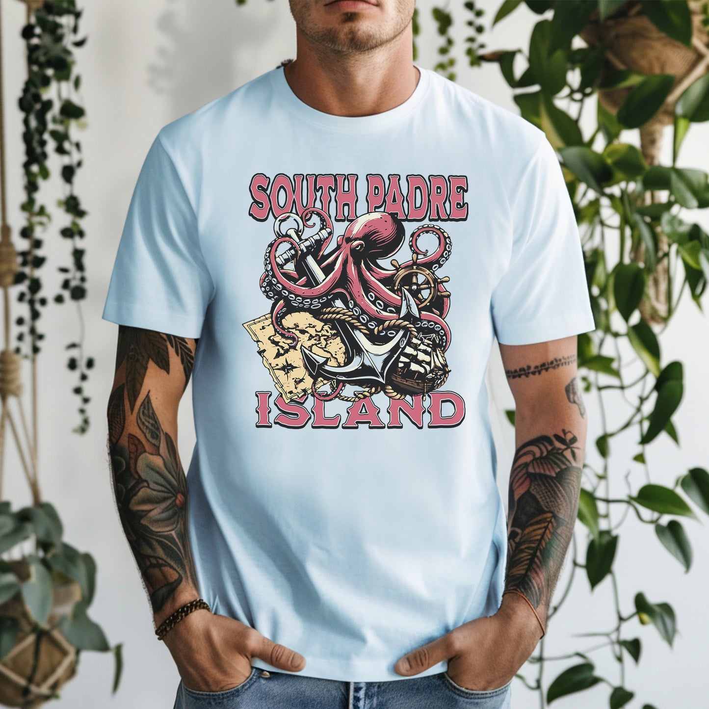 South Padre Island Octopus T-Shirt