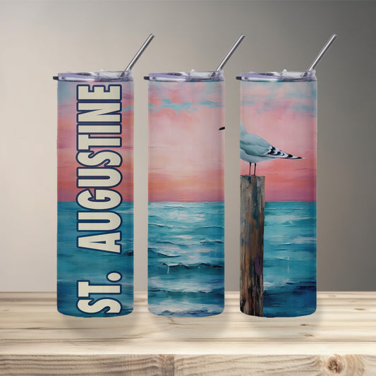 St. Augustine Seagull Skinny Tumbler