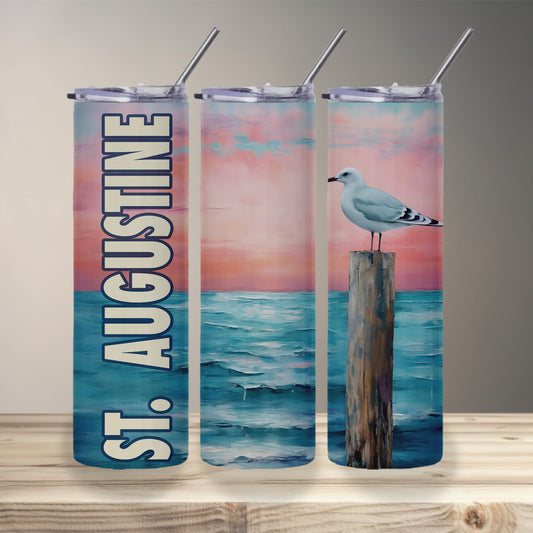 St. Augustine Seagull Skinny Tumbler
