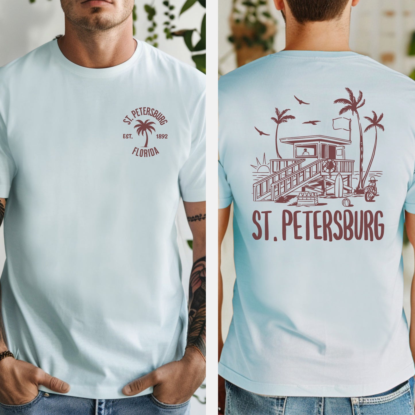 St. Petersburg Palm Tree T-Shirt