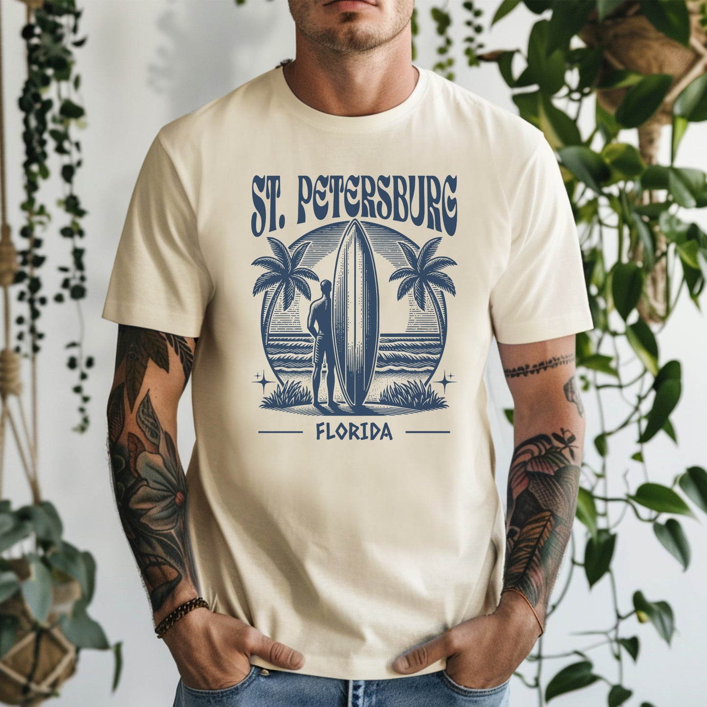 St. Petersburg Surfboard T-Shirt