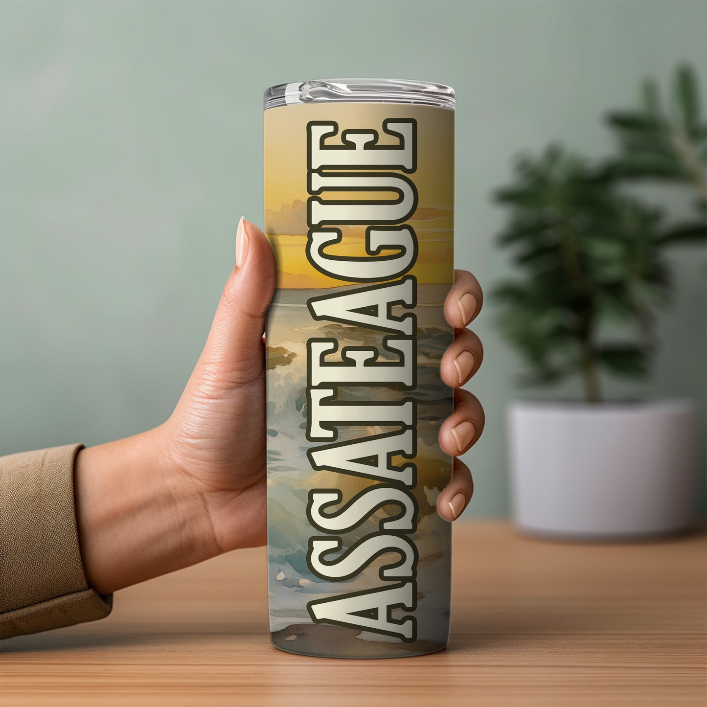 Assateague Horse Skinny Tumbler