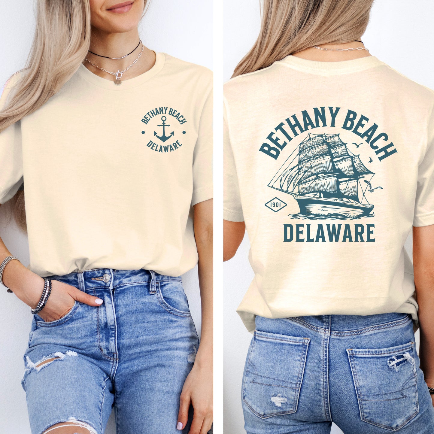Bethany Beach Ship T-Shirt