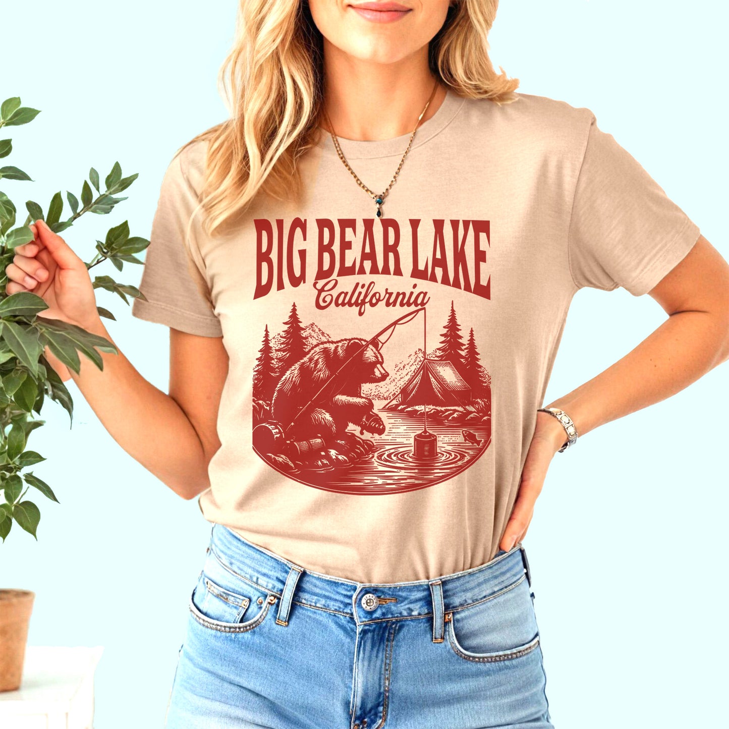 Big Bear Lake Bear T-Shirt