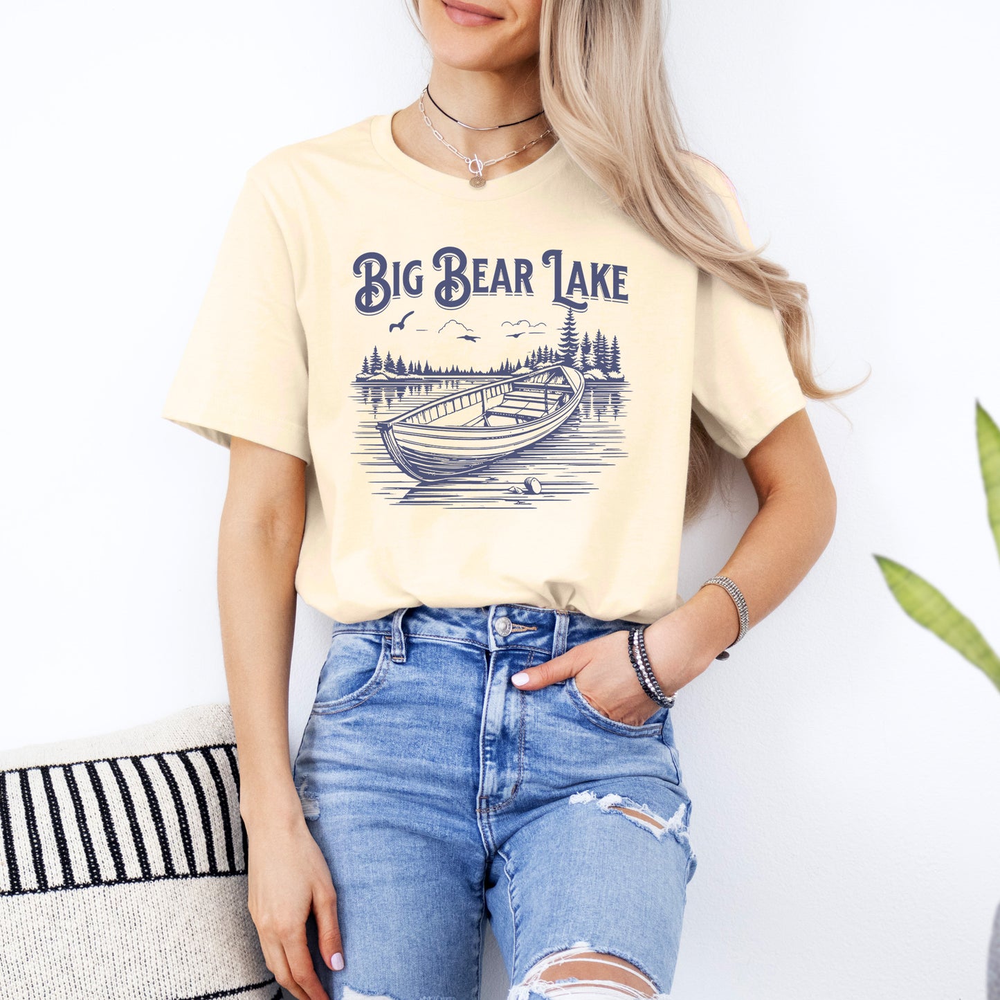 Big Bear Lake Canoe T-Shirt