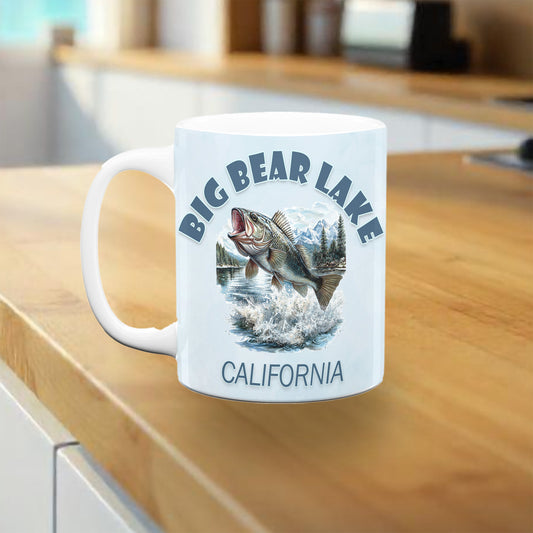 Big Bear Lake Fish Mug