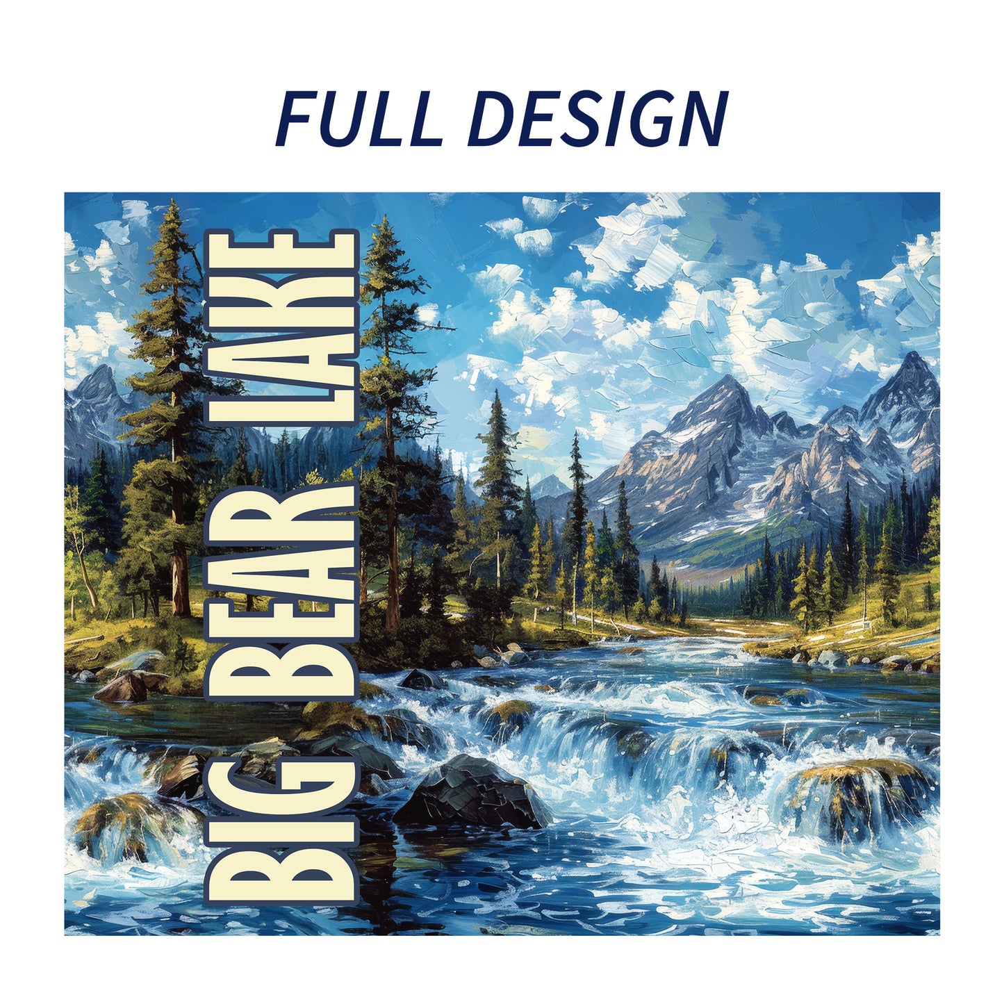 Big Bear Lake Landscape Skinny Tumbler