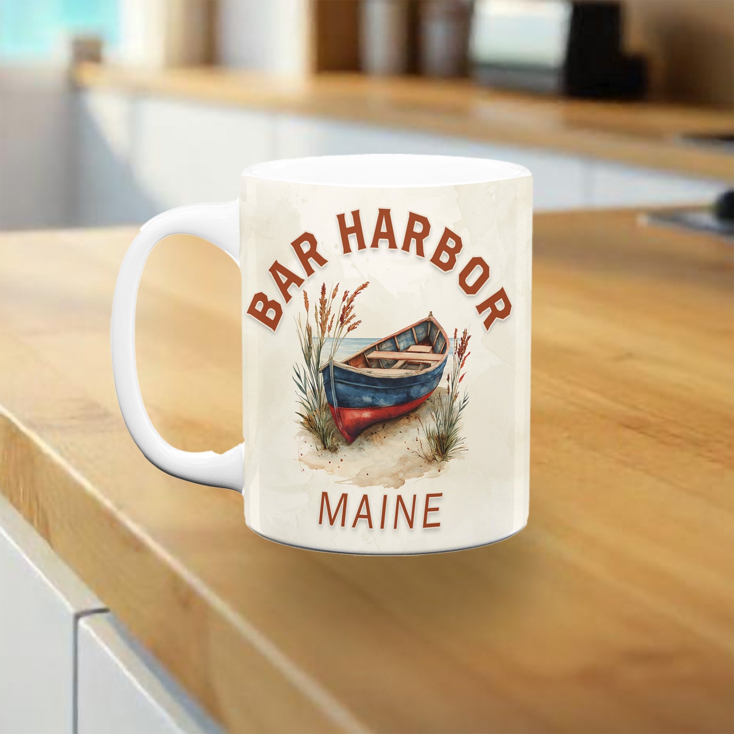 Bar Harbor Rowboat Mug
