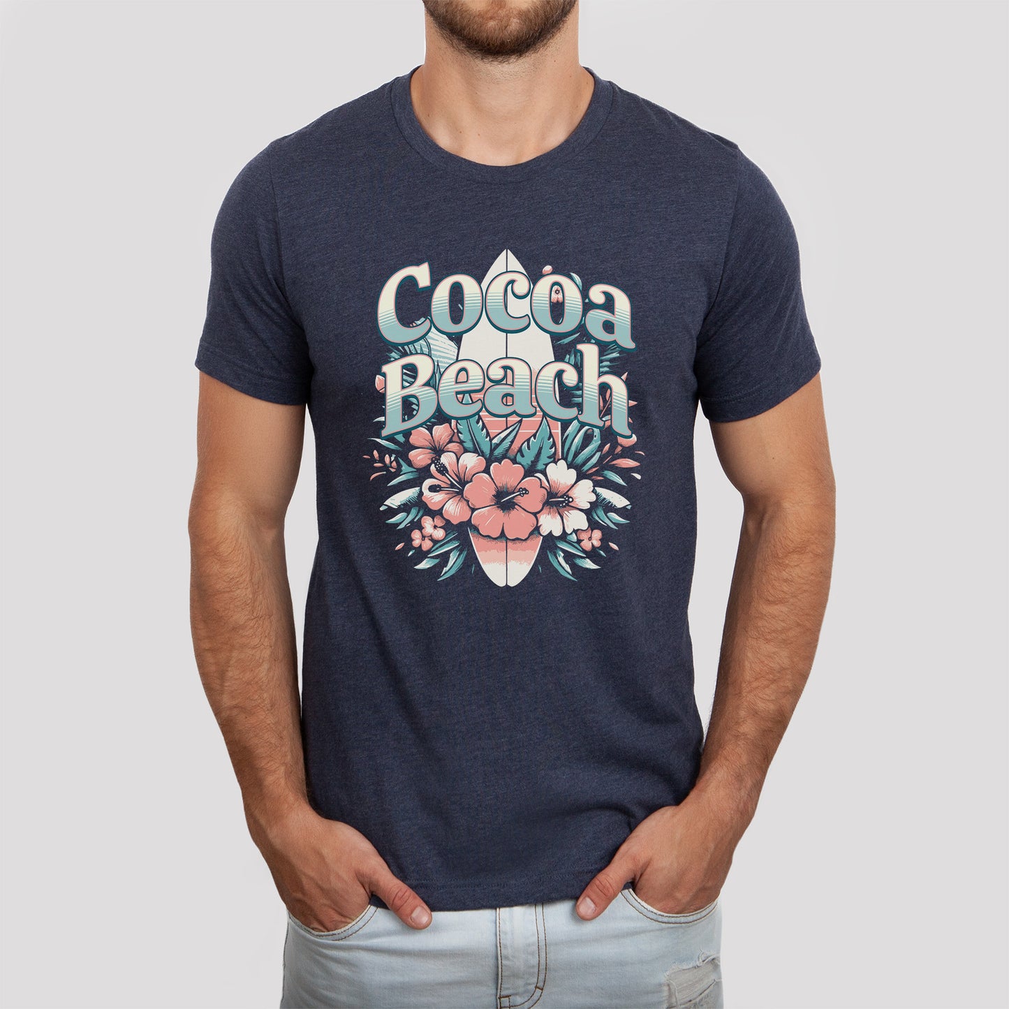 Cocoa Beach Surfboard T-Shirt