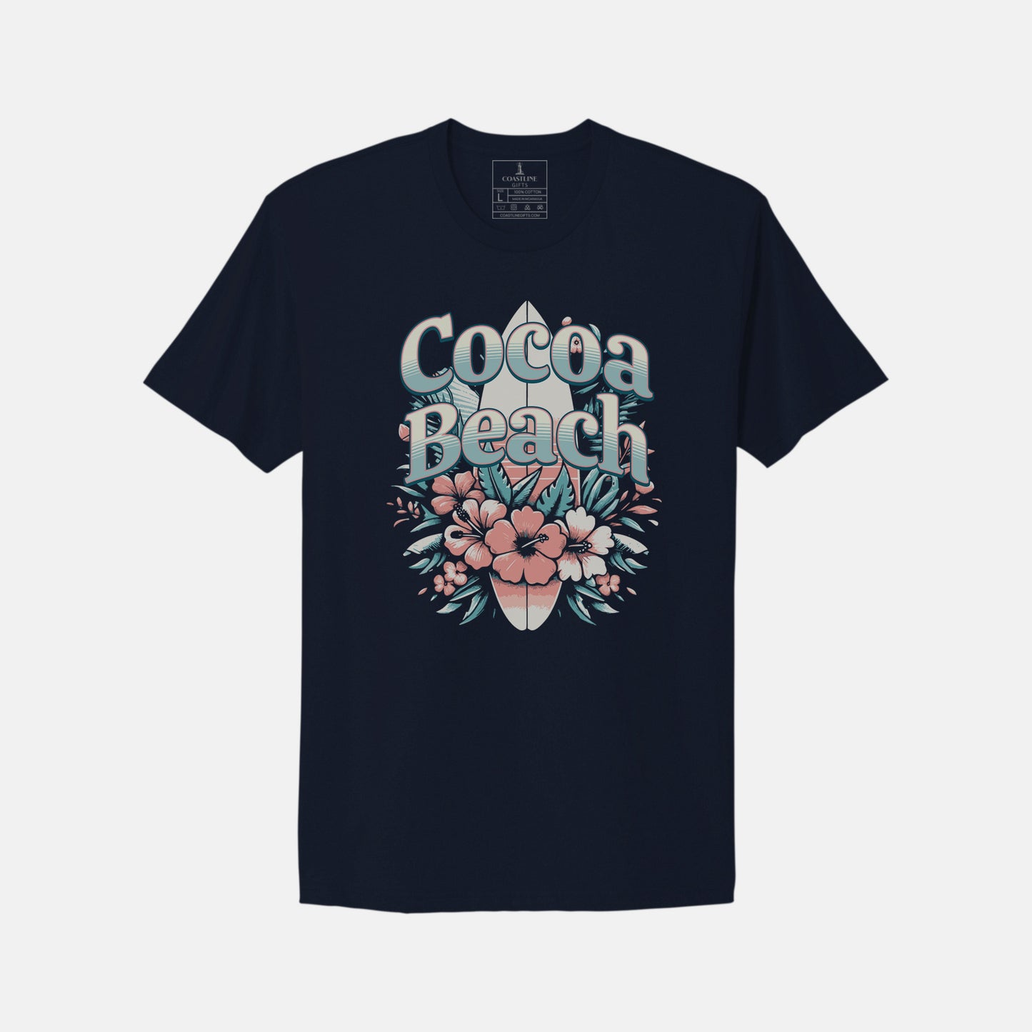 Cocoa Beach Surfboard T-Shirt