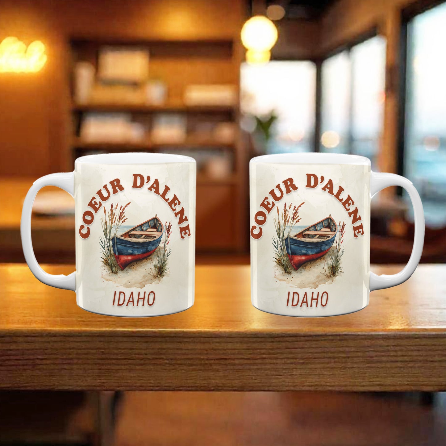 Coeur d’Alene Rowboat Mug