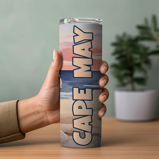 Cape May Shoreline Skinny Tumbler