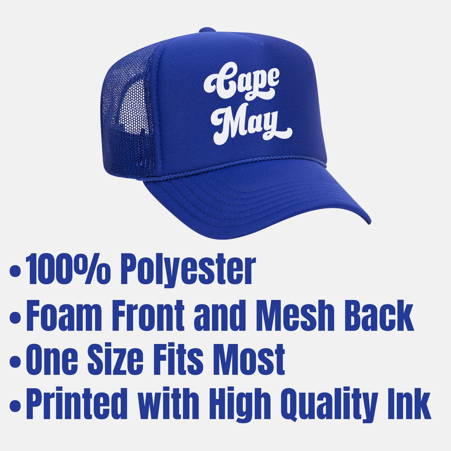 Cape May Retro Trucker Hat