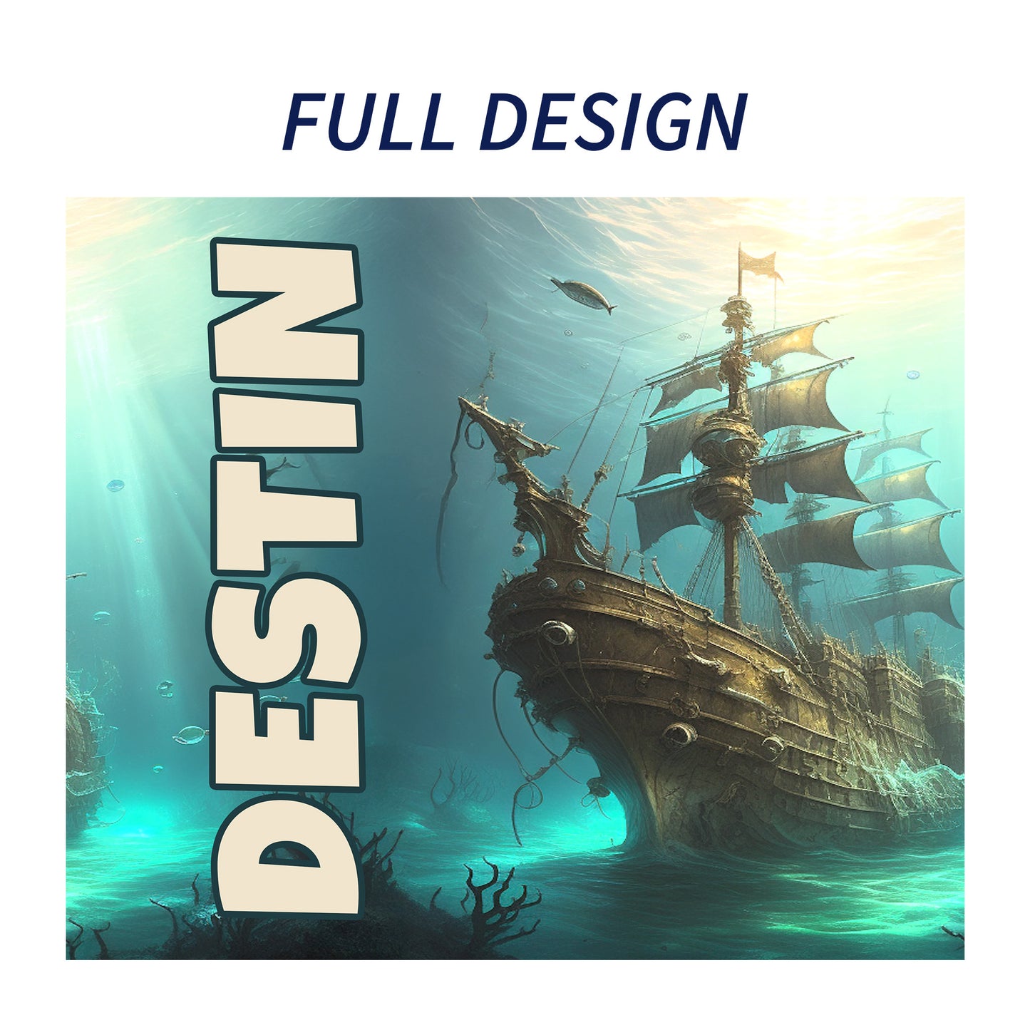 Destin Shipwreck Skinny Tumbler