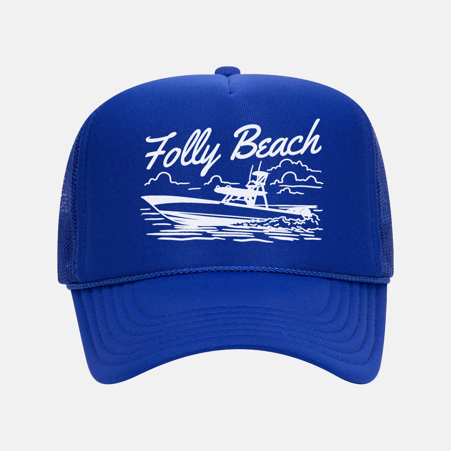 Folly Beach Coastal Trucker Hat