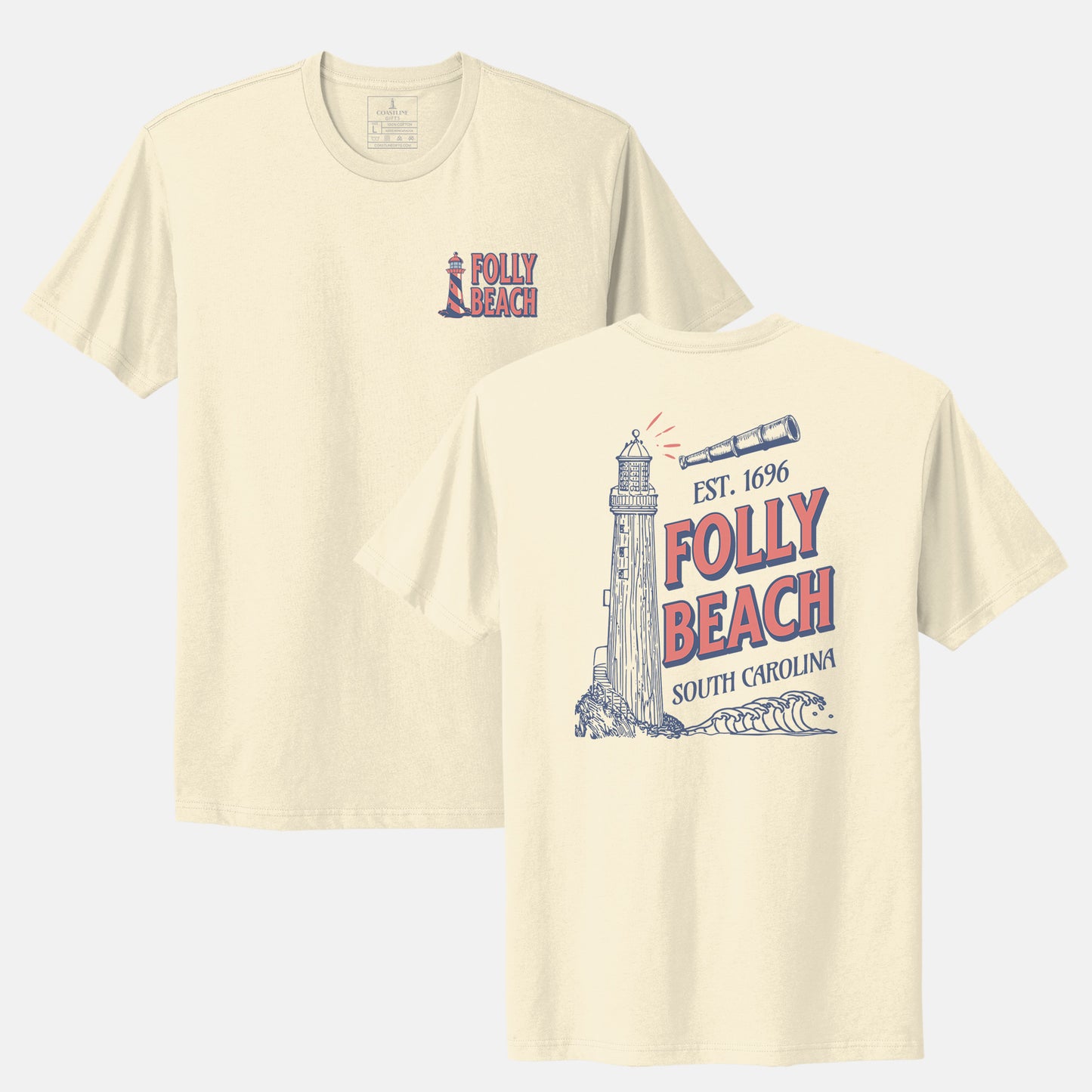 Folly Beach Lighthouse T-Shirt