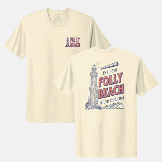 Folly Beach Lighthouse T-Shirt