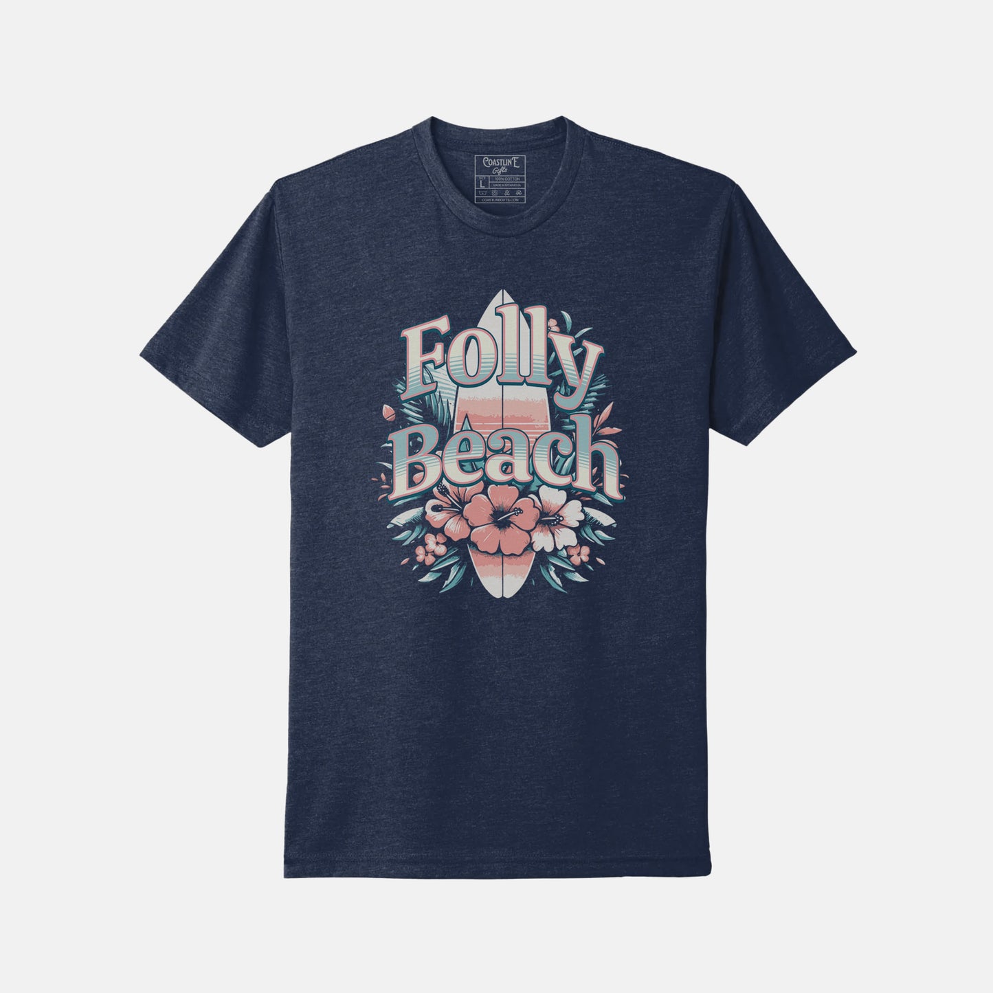 Folly Beach Surfboard T-Shirt