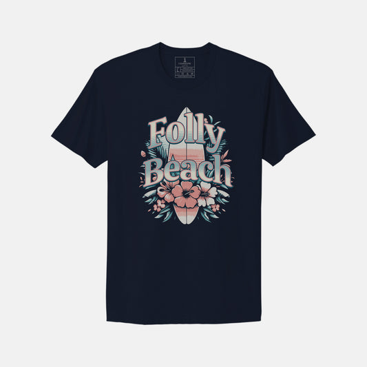 Folly Beach Surfboard T-Shirt