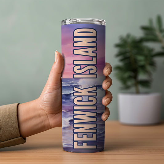 Fenwick Island Shoreline Skinny Tumbler