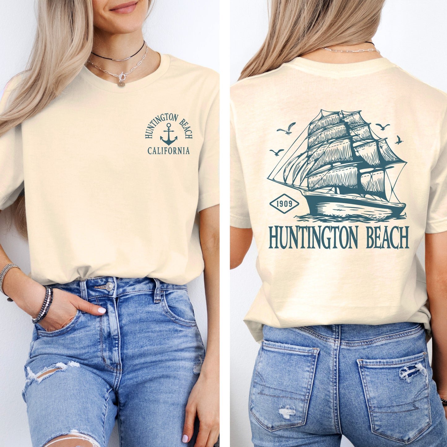 Huntington Beach Ship T-Shirt