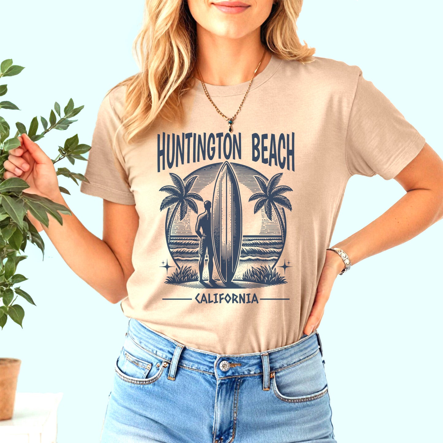 Huntington Beach Surfboard T-Shirt