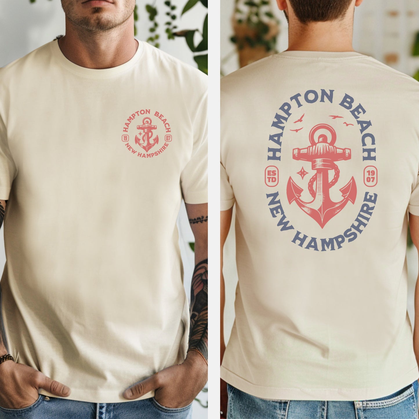 Hampton Beach Anchor T-Shirt