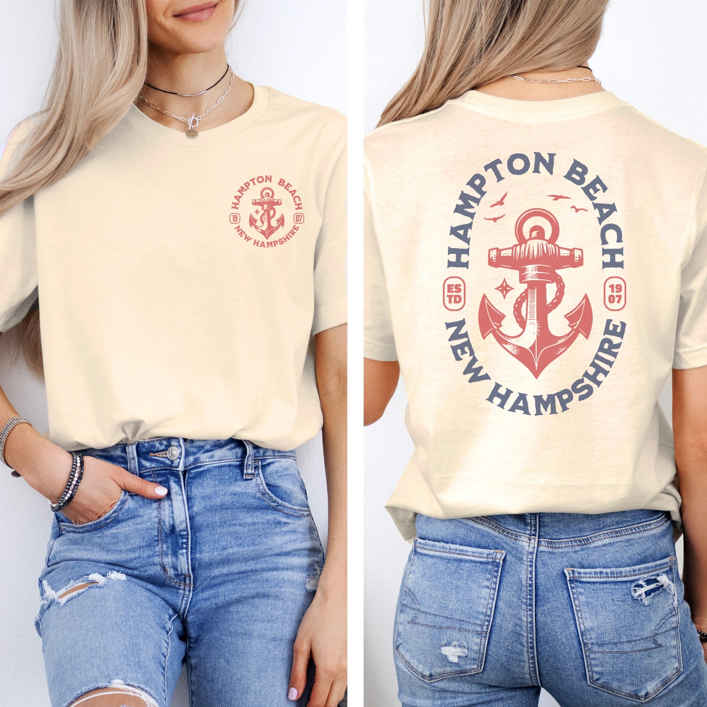 Hampton Beach Anchor T-Shirt
