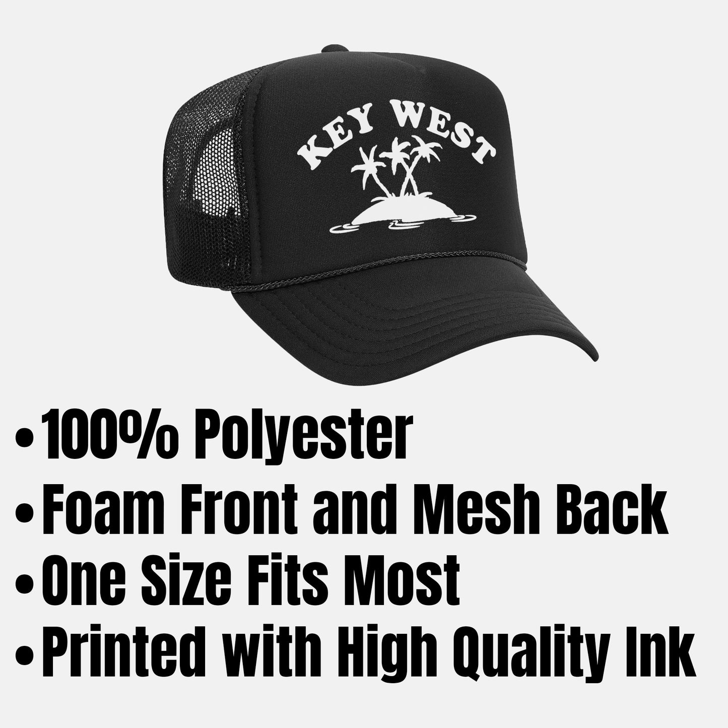 Key West Tropical Trucker Hat