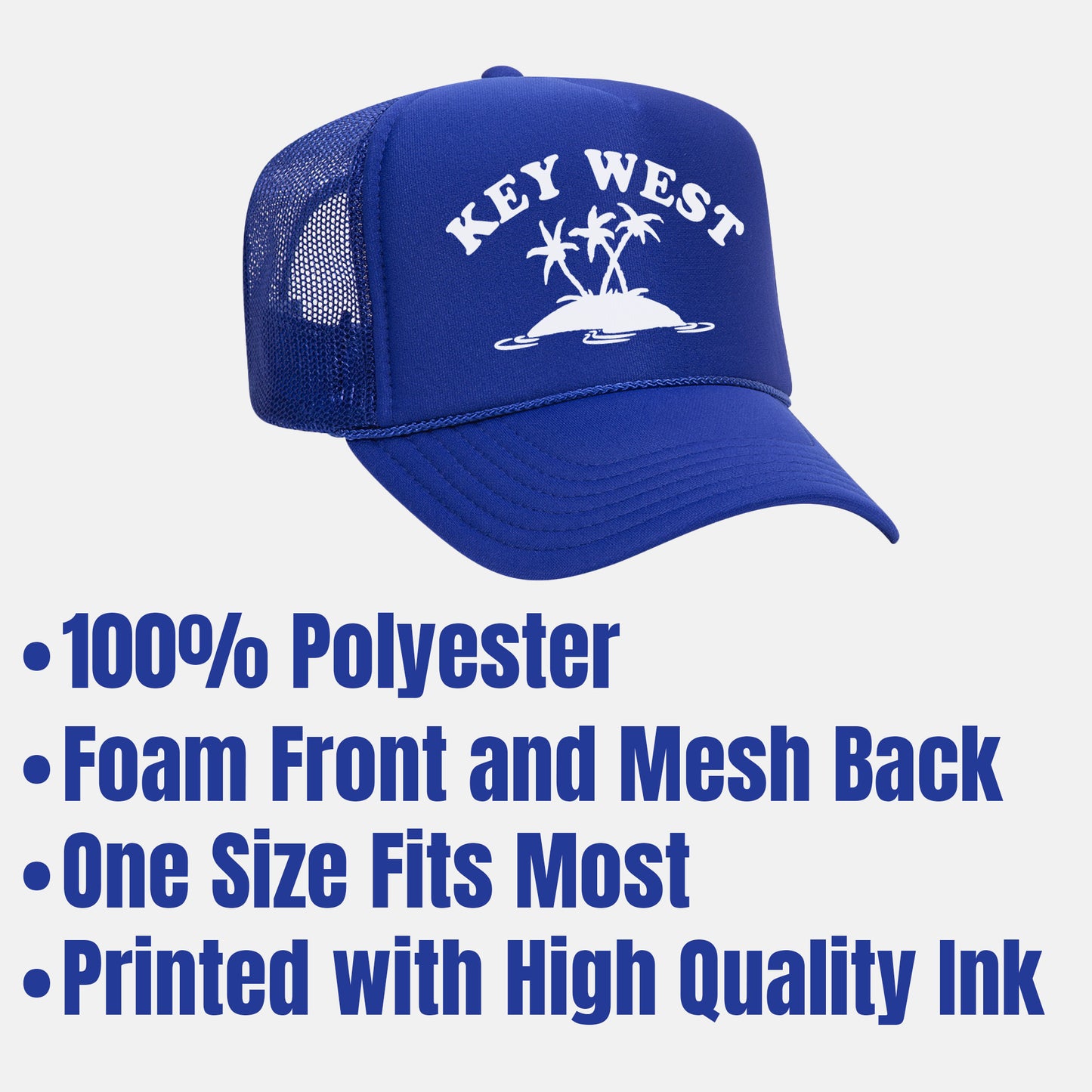 Key West Tropical Trucker Hat