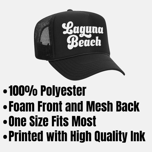 Laguna Beach Retro Trucker Hat