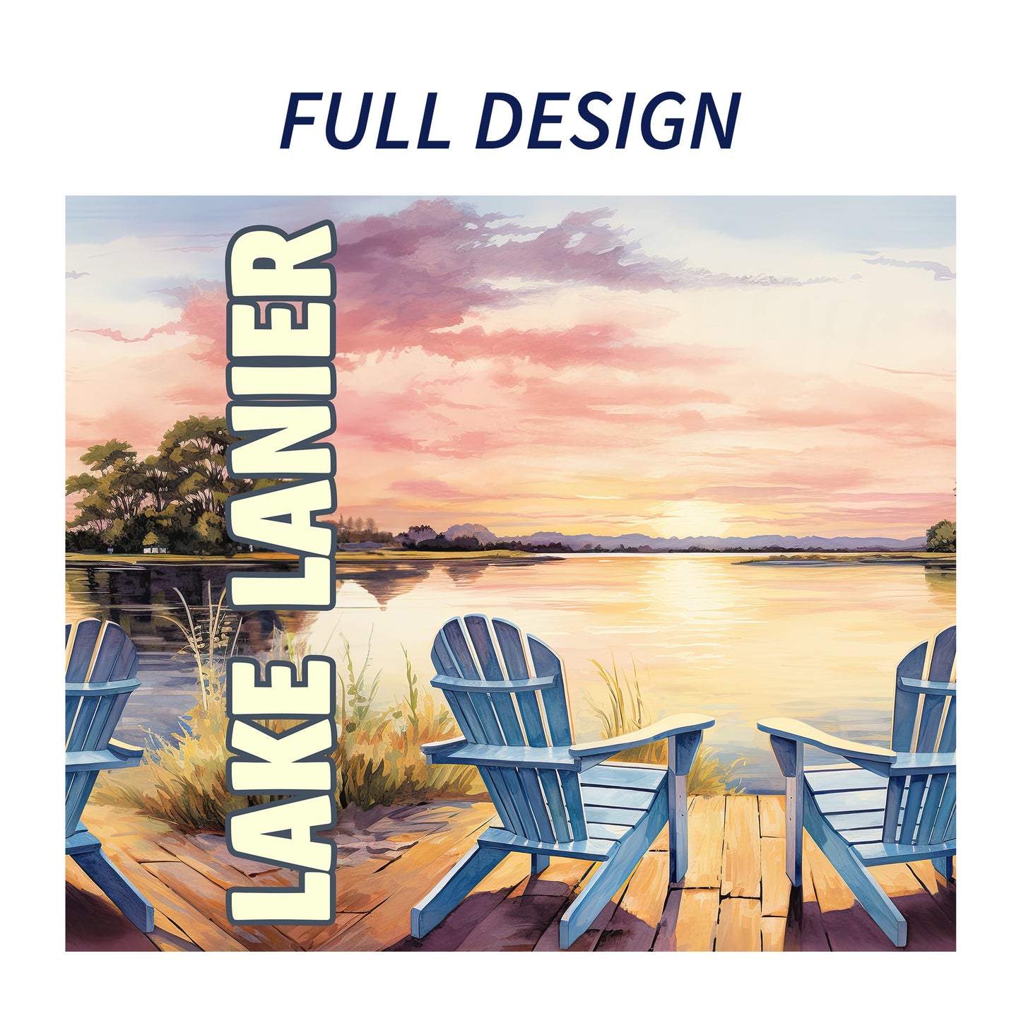 Lake Lanier Skinny Tumbler