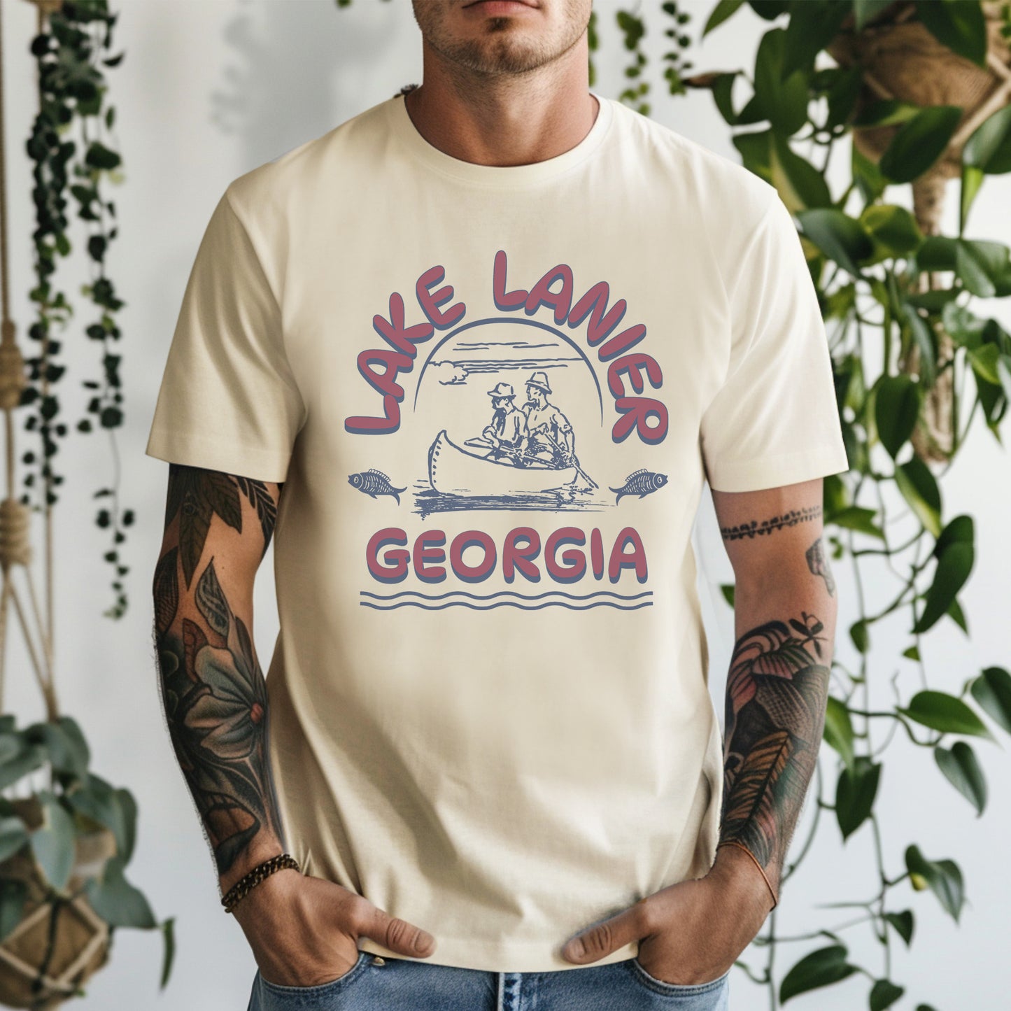 Lake Lanier Canoe T-Shirt