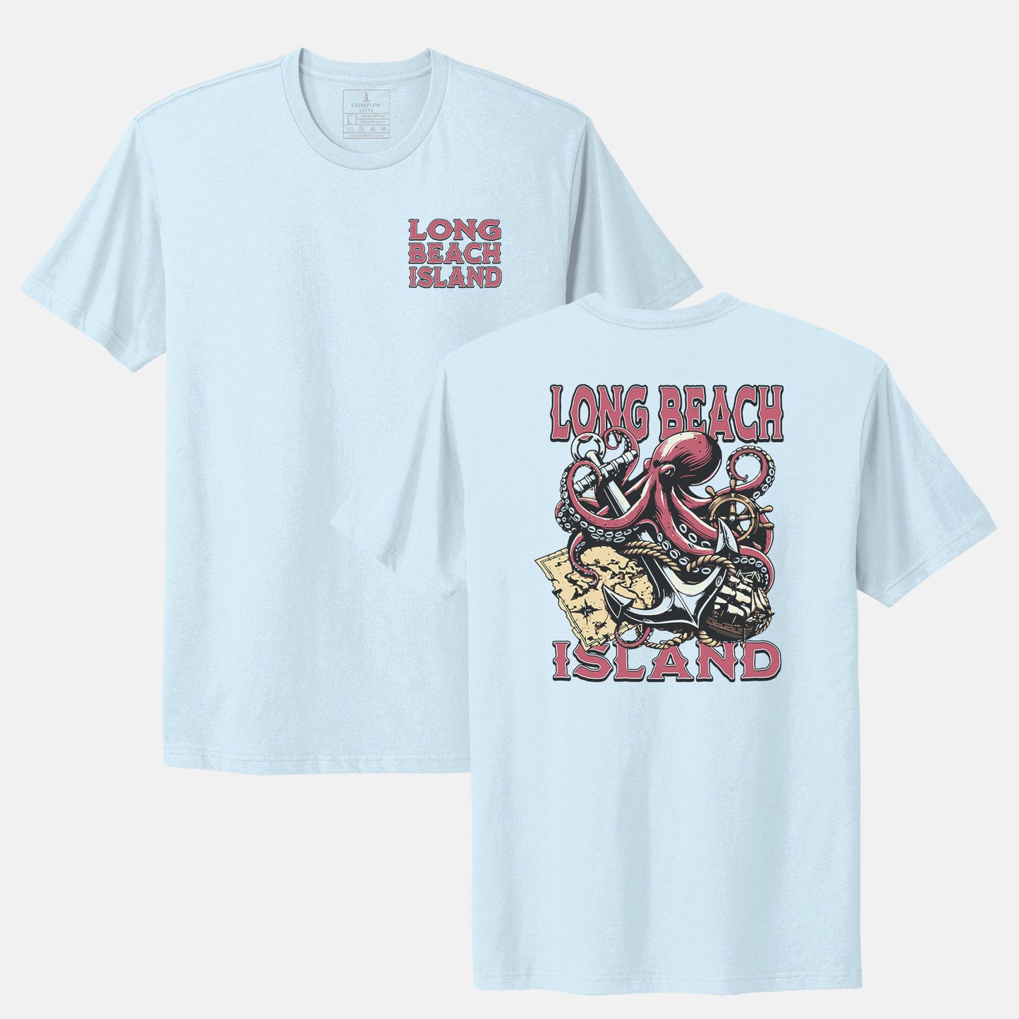 Long Beach Island Octopus T-Shirt
